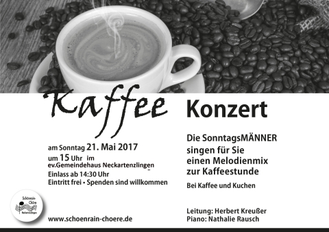 A5 sw Kaffeekonzert