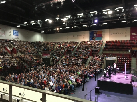 Pop Oratorium Luther SoJ Probe in der MHP Arena