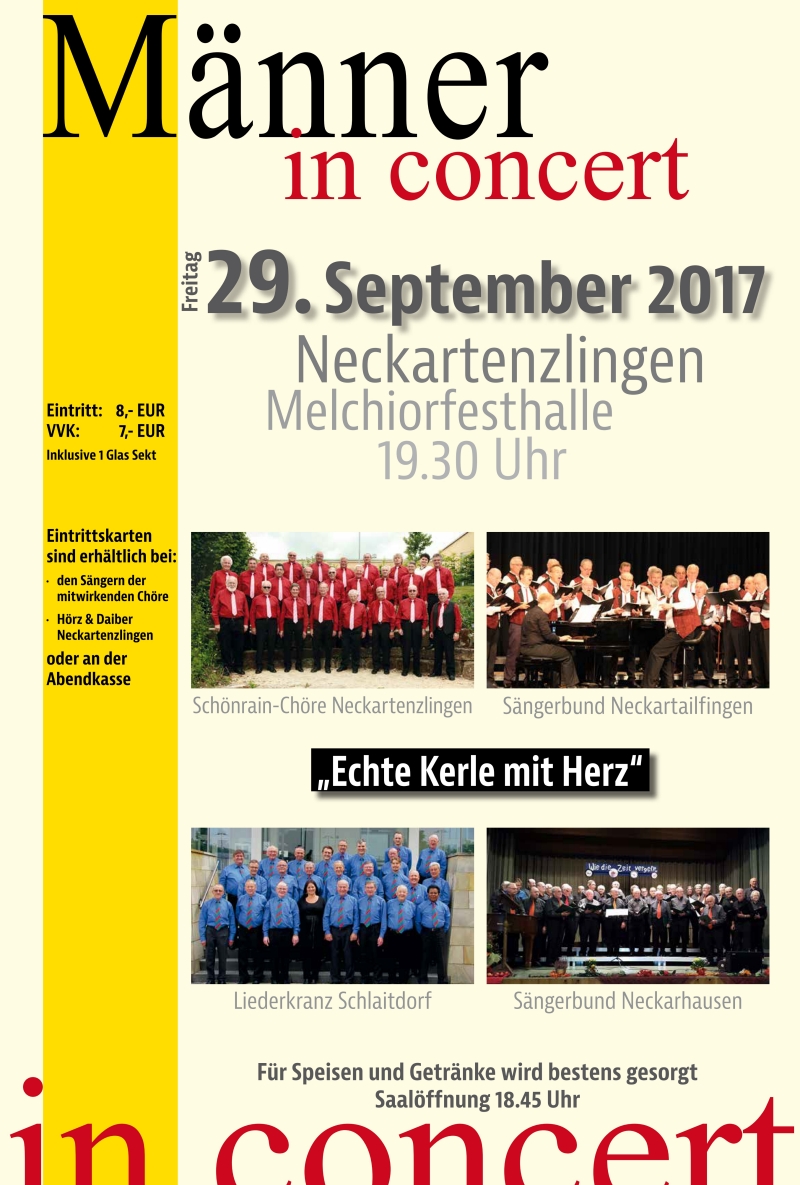 Männerkonzert 2017